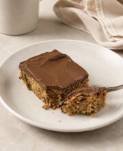 Baked oats πορτοκάλι με επικάλυψη σοκολάτας